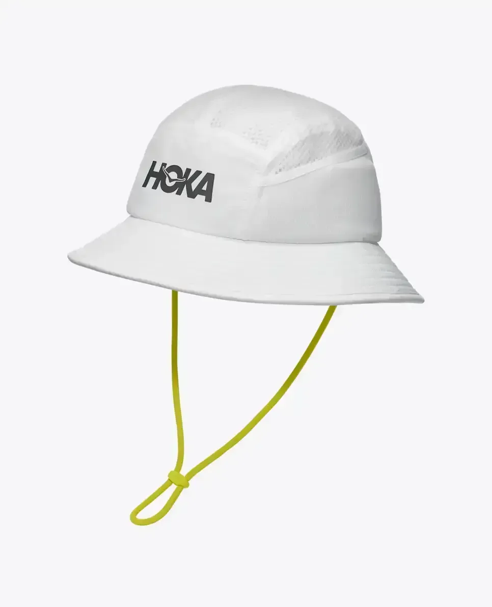 HOKA Adventure Hat 2.0 Sonnenhut Weiß Media front view