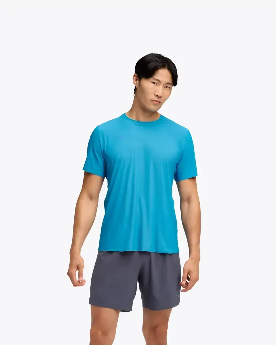 HOKA Airolite Kurzarmshirt 2.0 HOKA Blau Media front view