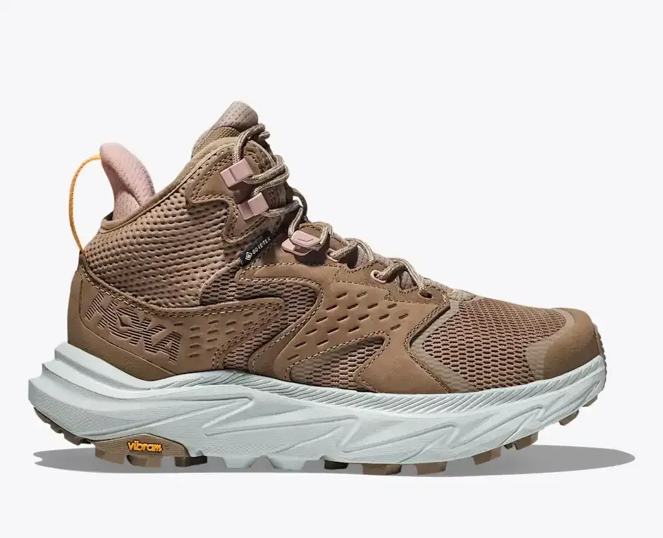 HOKA Anacapa 2 Mid GORE-TEX Düne Eisblau Damen Media front view