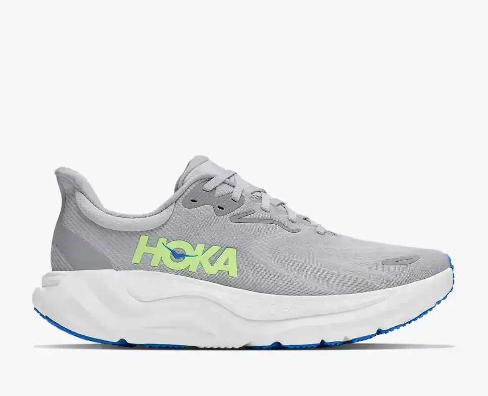 HOKA Arahi 8 Stellar Grey Stardust Media front view