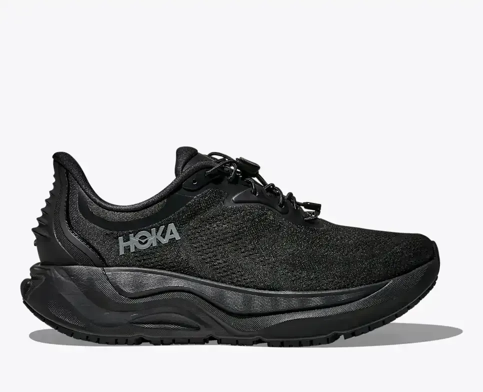 HOKA Arahi SR Black Damen Media front view