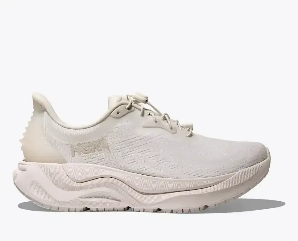 HOKA Arahi SR White Damen Media front view
