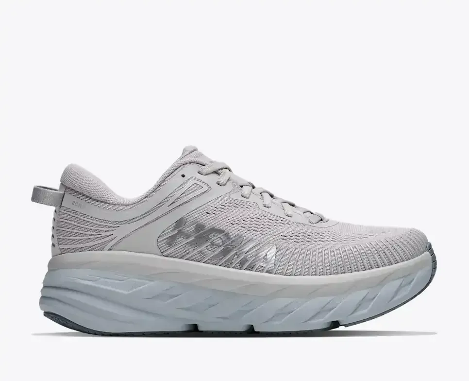 HOKA Bondi 7 Stardust Mineral Blue Damen Media front view