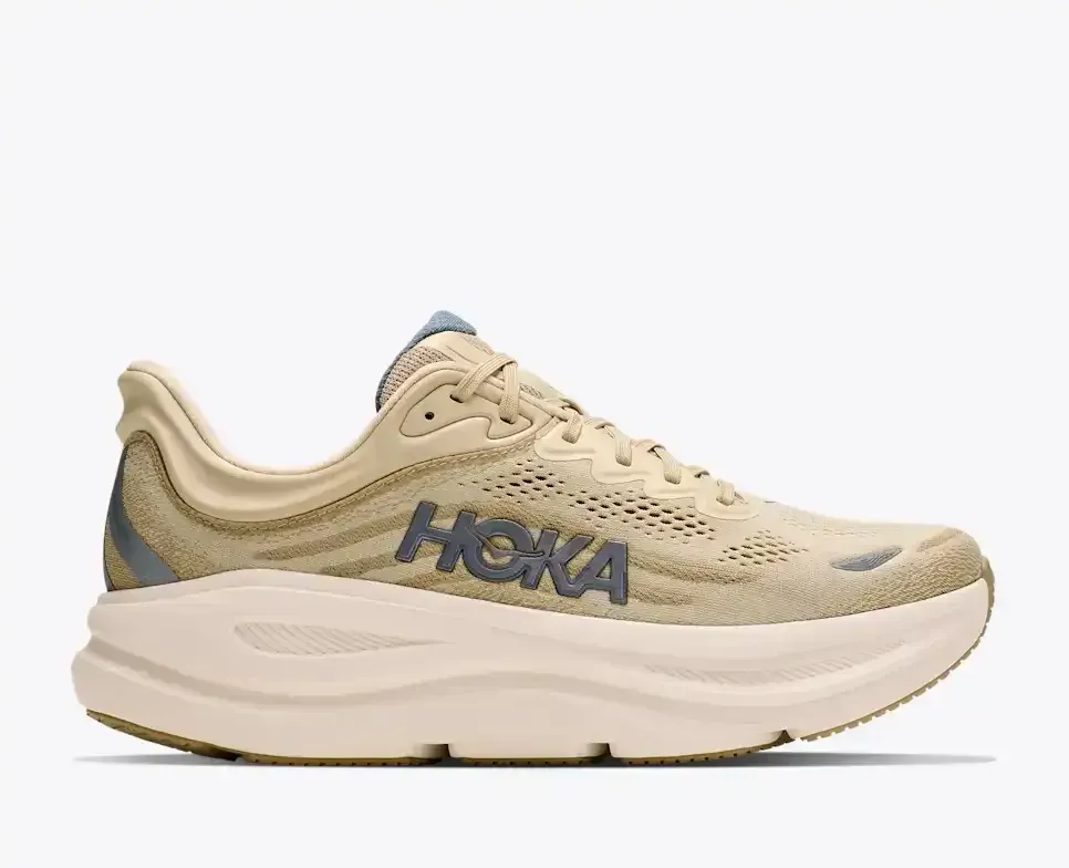HOKA Bondi 9 Barley Flour Barley Media front view