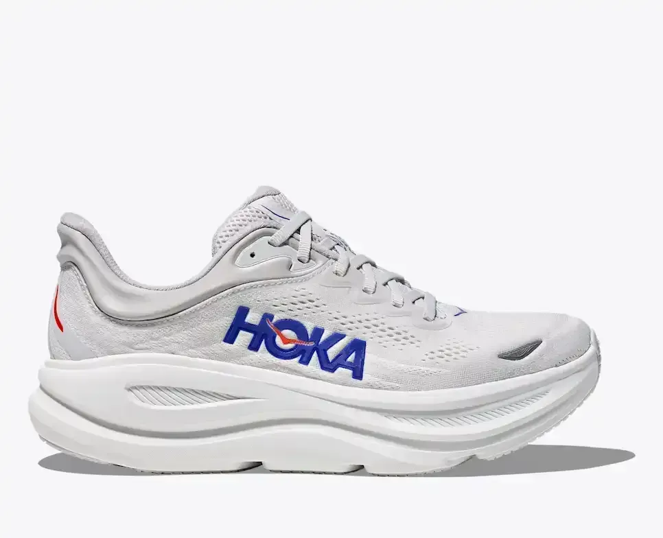HOKA Bondi 9 Cosmic Grey Ultramarine Media front view