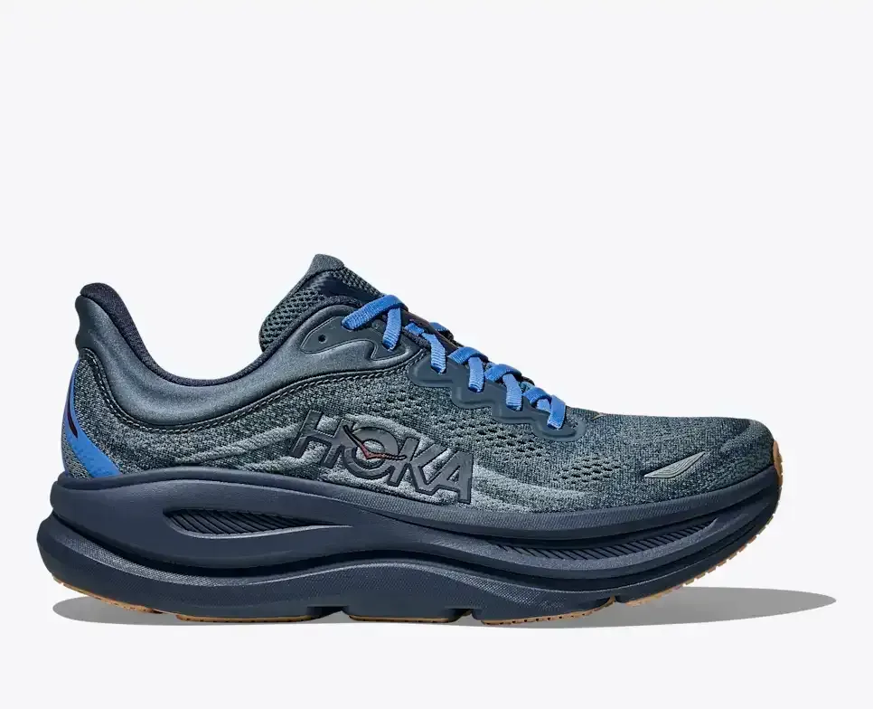 HOKA Bondi 9 Faded Navy Media front view