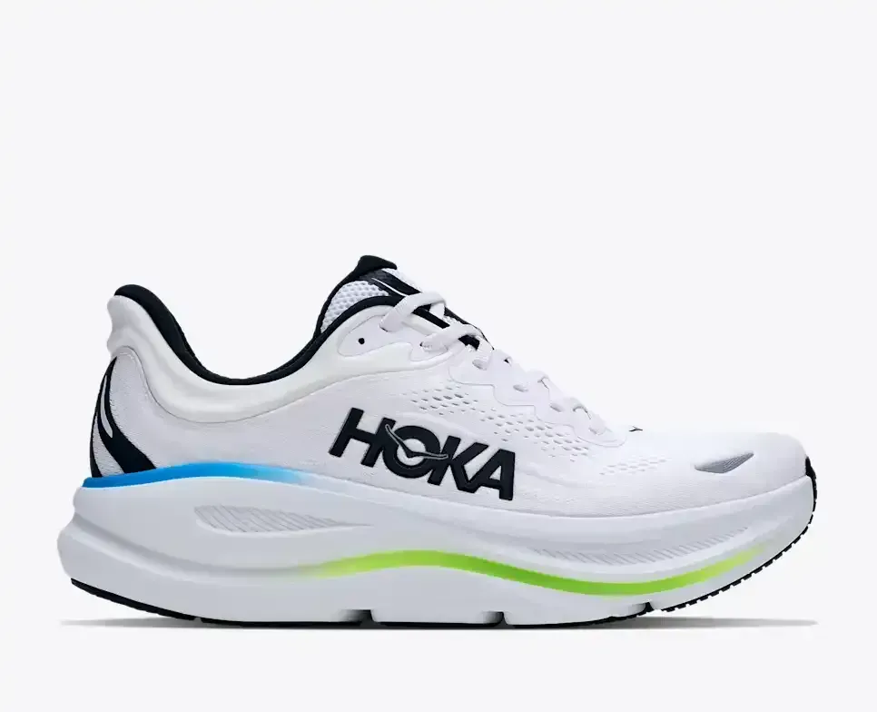 HOKA Bondi 9 Frost Black Damen Media front view