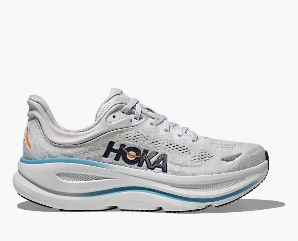 HOKA Bondi 9 Stardust Cosmic Grey Media front view
