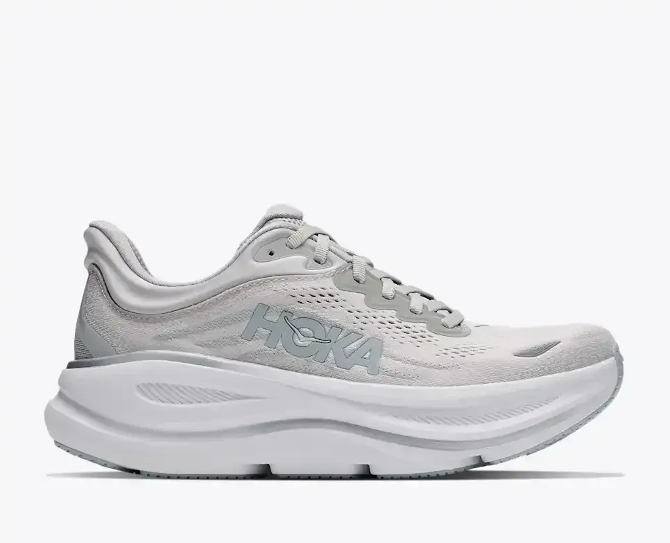 HOKA Bondi 9 Stardust Mineral Blue Damen Media front view