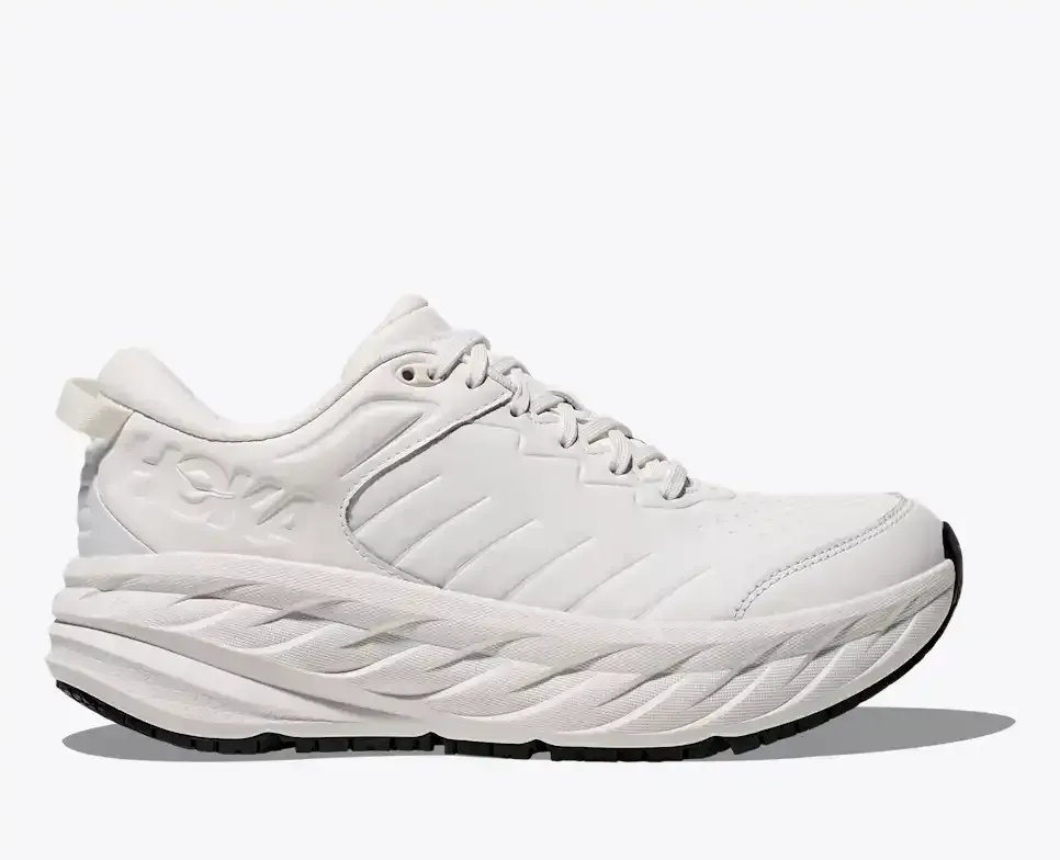 HOKA Bondi SR Frost Media front view