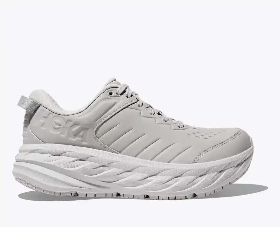 HOKA Bondi SR Harbour Mist Lunar Rock (Damen) Media front view