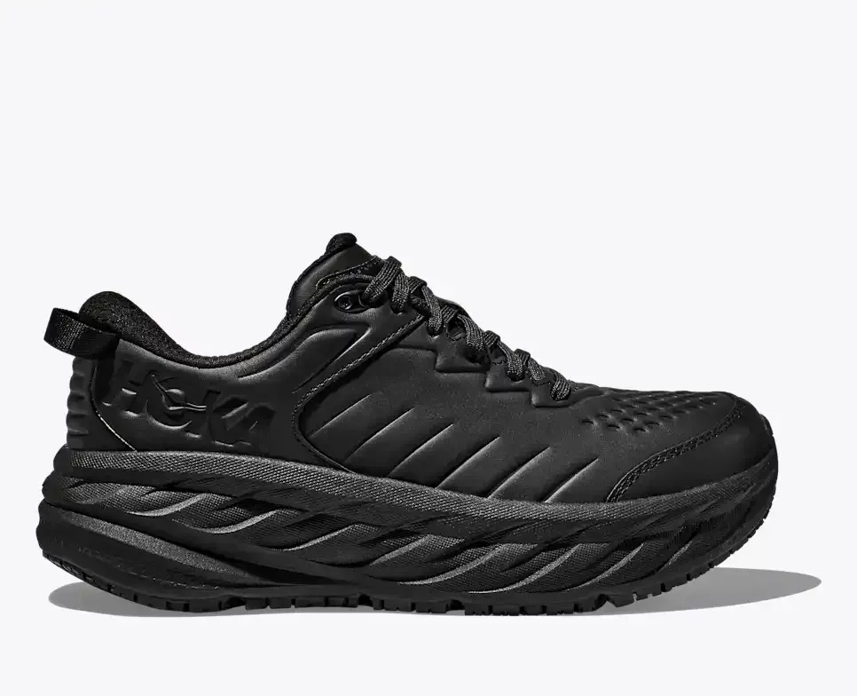 HOKA Bondi SR Schwarz (Damen) Media front view