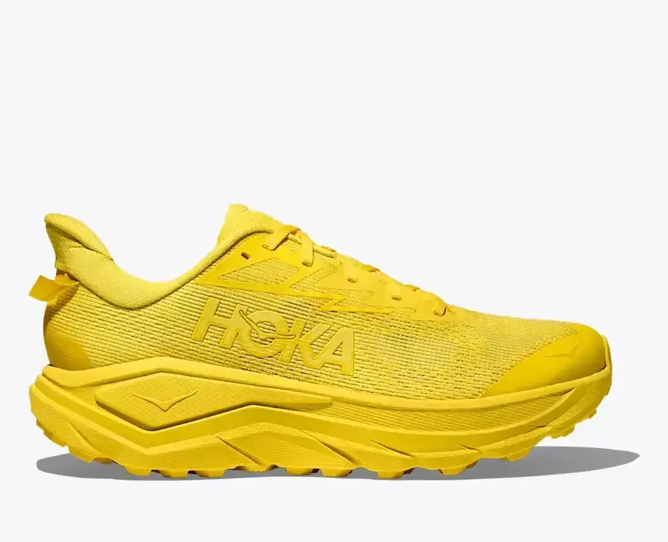 HOKA Challenger 8 Electric Lemon Media front view