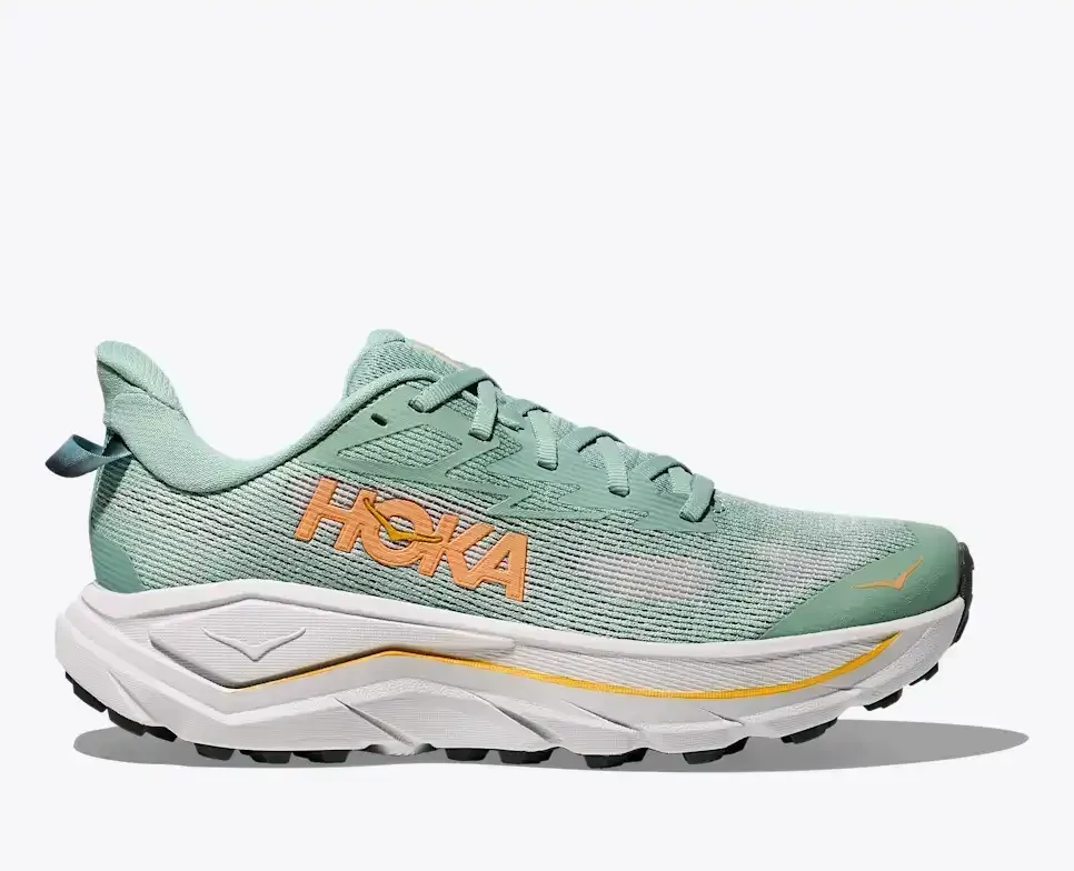 HOKA Challenger 8 Jade Cosmic Grey (Damen) Media front view