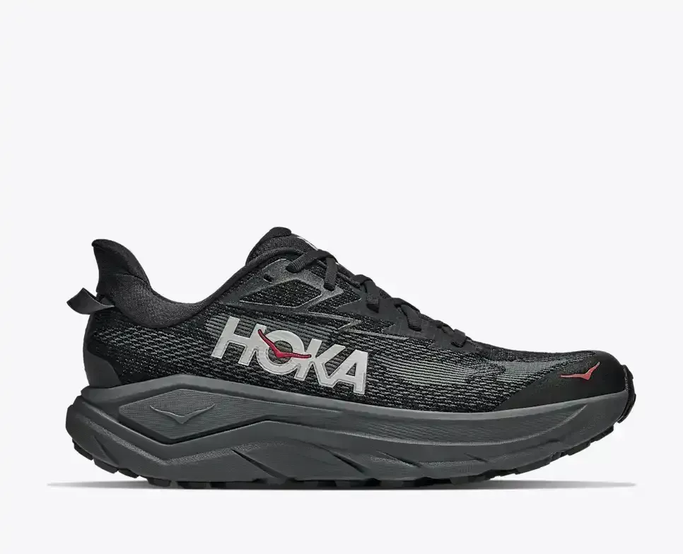 HOKA Challenger 8 Schwarzer Pfeffer Media front view