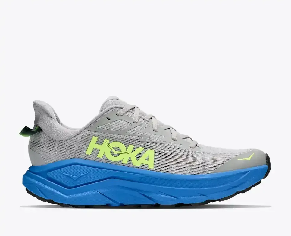HOKA Challenger 8 Stardust Virtual Blue Media front view