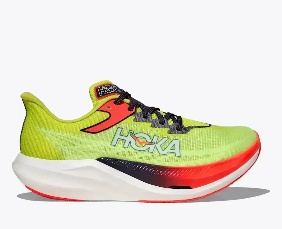 HOKA Cielo Rocket X 3 Neon Yuzu Tintenfischtinte Media front view