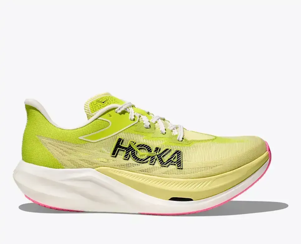 HOKA Cielo Rocket X 3 Sunlight Neon Hoka Citrus Media front view