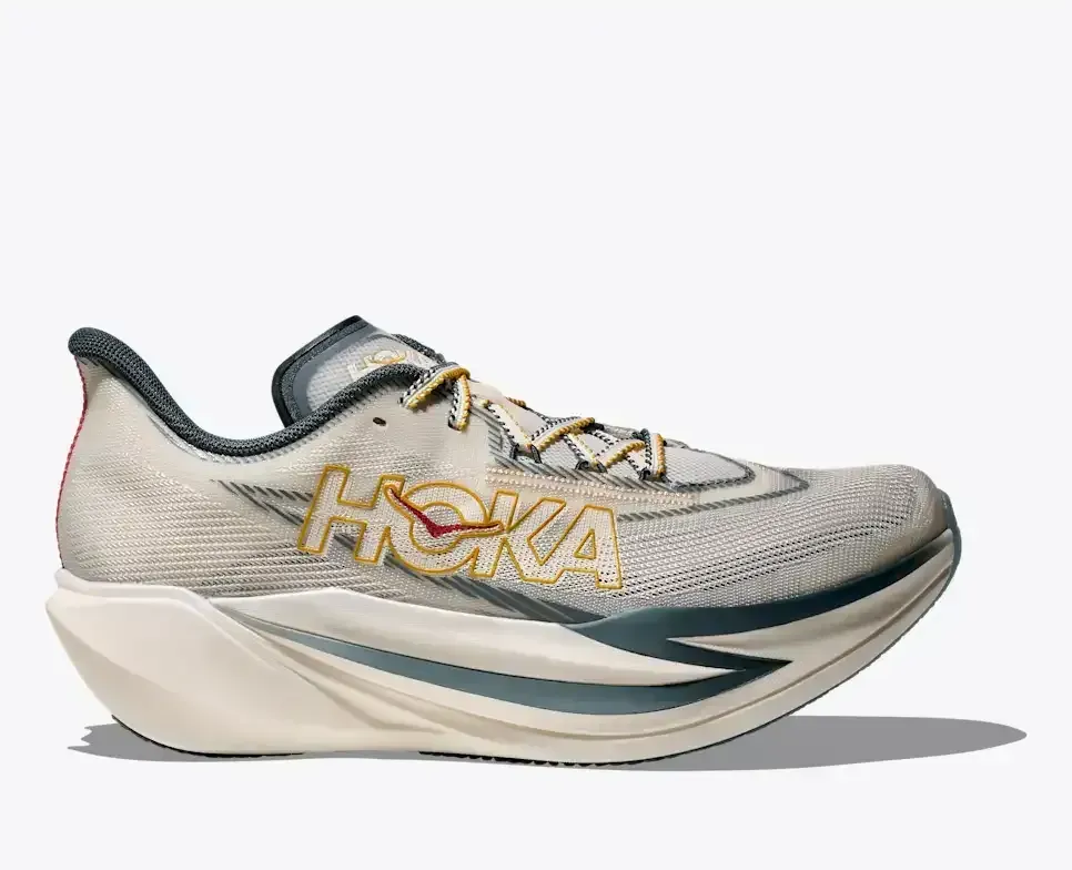 HOKA Cielo X1 3.0 Alabaster Gelbgold Media front view