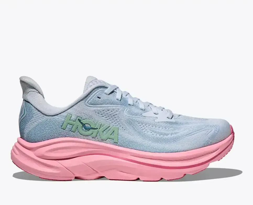 HOKA Clifton 10 Overcast Petal (Damen) Media front view