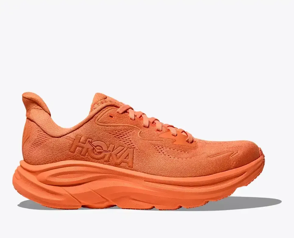 HOKA Clifton 10 Persimmon (Damen) Media front view
