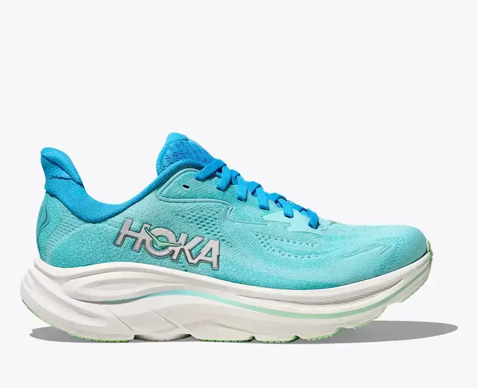 HOKA Clifton 10 Skyward Blue Cielo Blue (Damen) Media front view