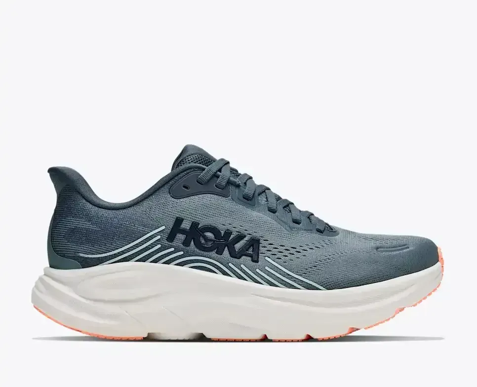 HOKA Clifton 11 Faded Navy Glimmering Blue (Damen) Media front view