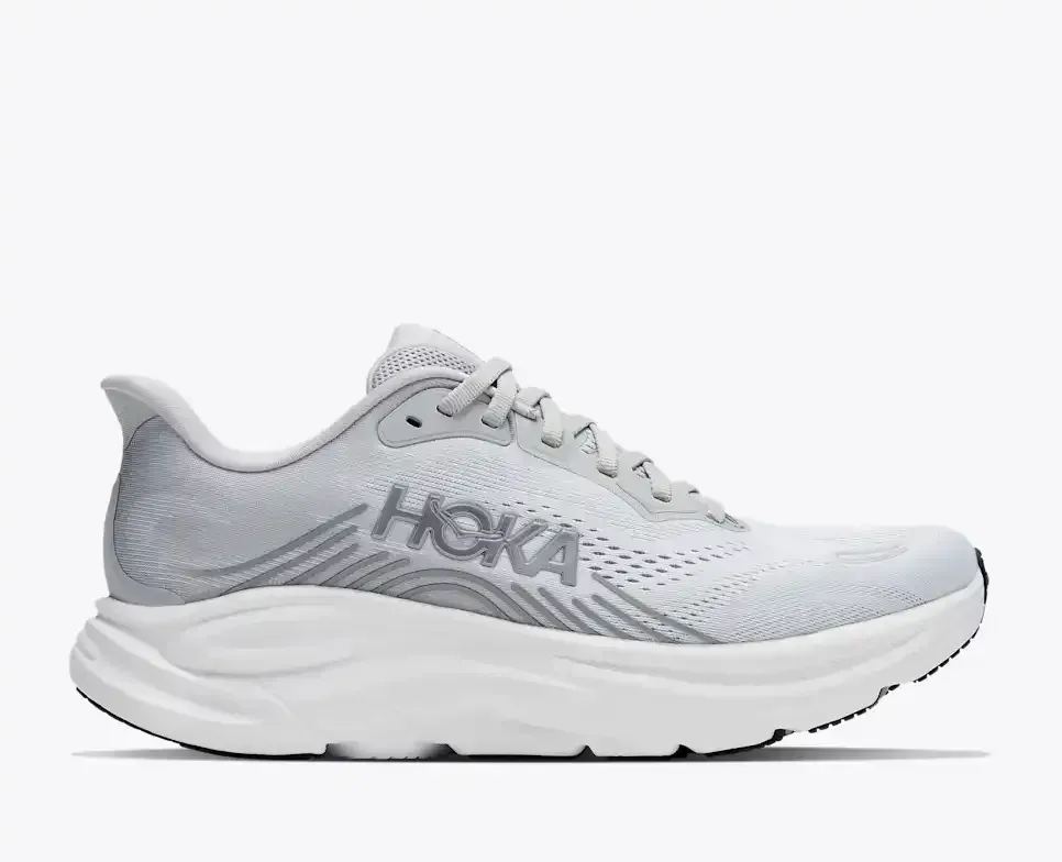 HOKA Clifton 11 Stardust Silber (Damen) Media front view