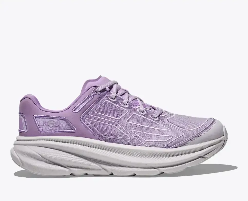 HOKA Clifton One9 Aerino Aster Flower Cosmic Grey Media front view