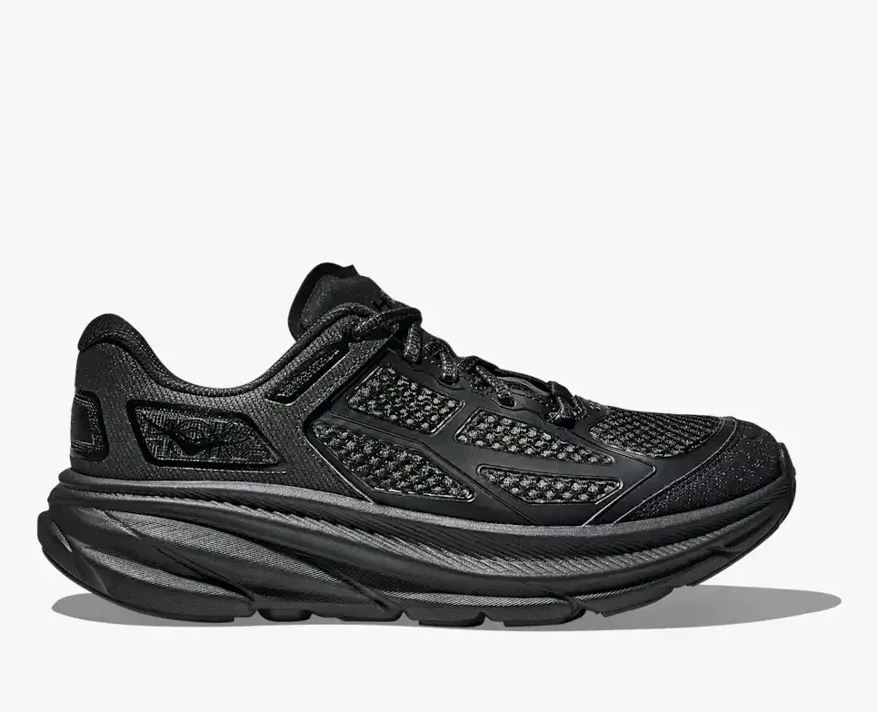 HOKA Clifton One9 Carbon Black Media front view