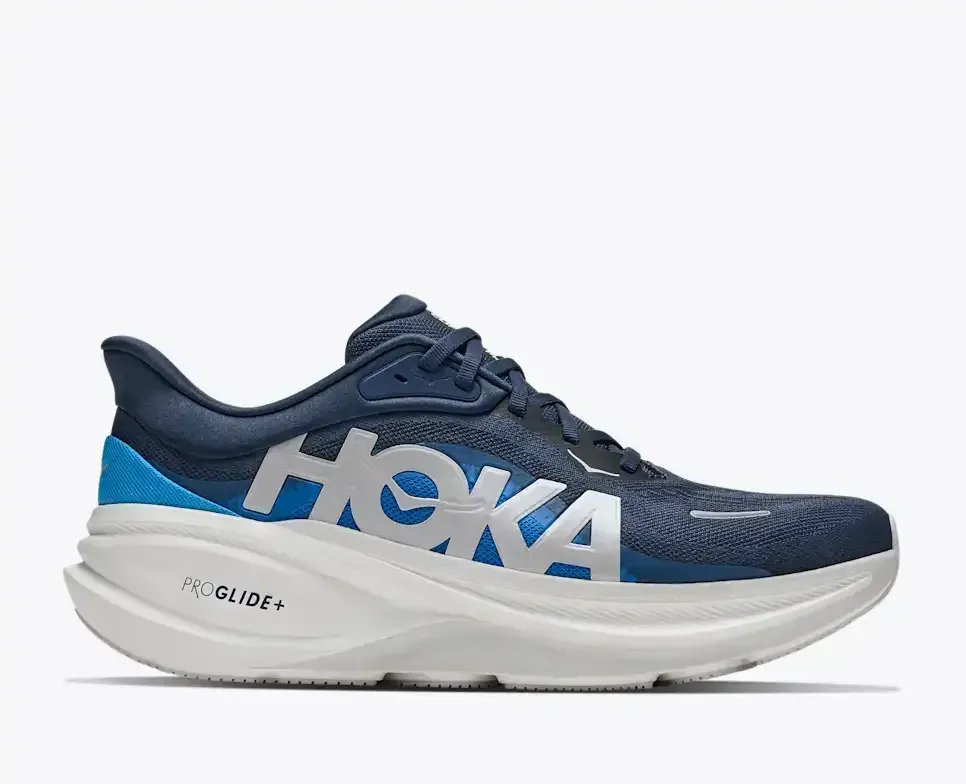 HOKA Clifton PRO Road Running Varsity Navy Media front view