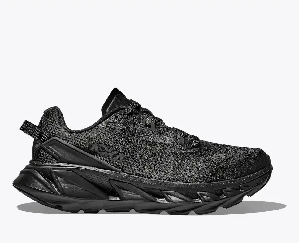 HOKA Elevon 2 TS Schwarz Carbon Schwarz Media front view