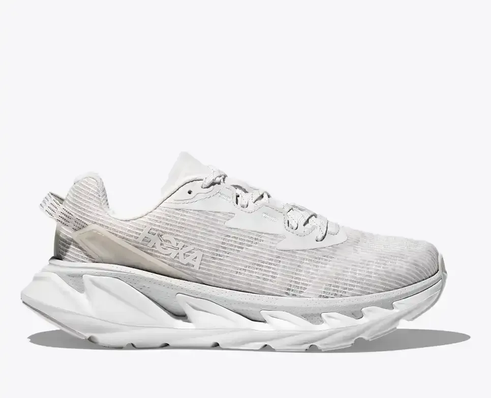 HOKA Elevon 2 TS Weiß Cosmic Grey Media front view