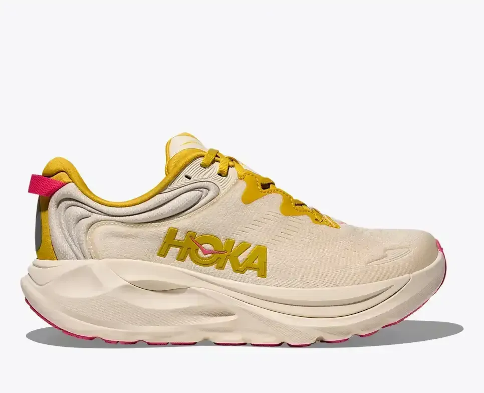HOKA Gaviota 6 Birch Yellow Gold (Damen) Media front view