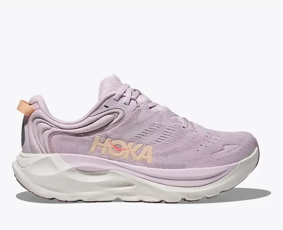 HOKA Gaviota 6 Fliedercreme (Damen) Media front view