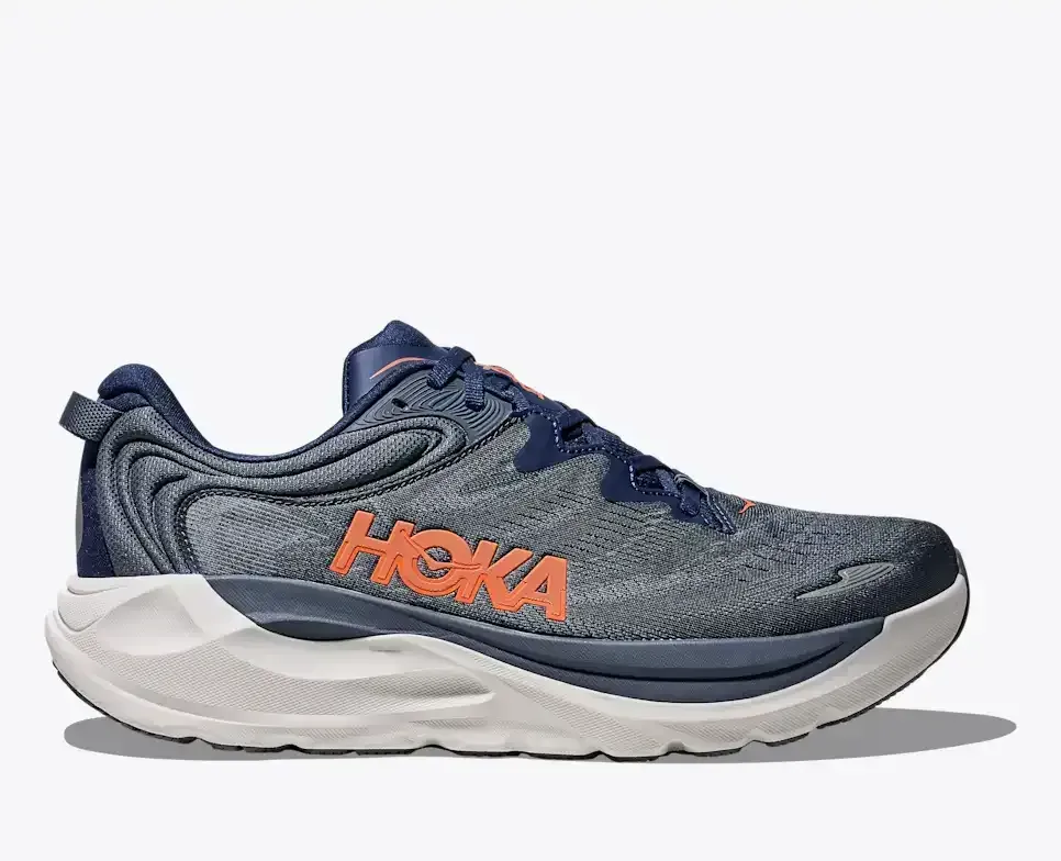 HOKA Gaviota 6 Midnight Blue Faded Navy Media front view