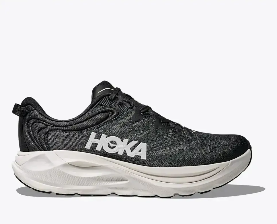HOKA Gaviota 6 Schwarz Weiß Media front view