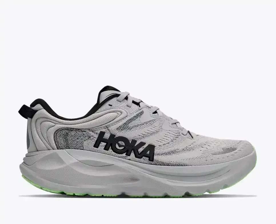 HOKA Gaviota 6 Stardust Schwarz Media front view