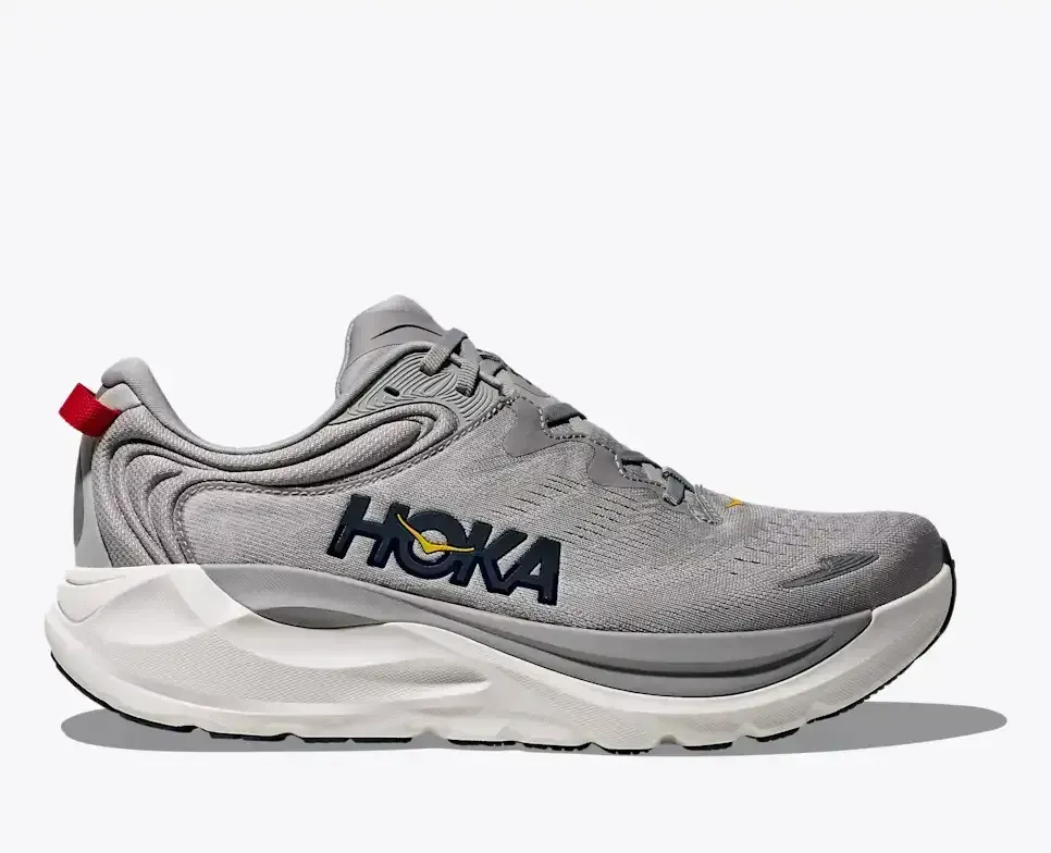 HOKA Gaviota 6 Stellar Grey Stardust Media front view