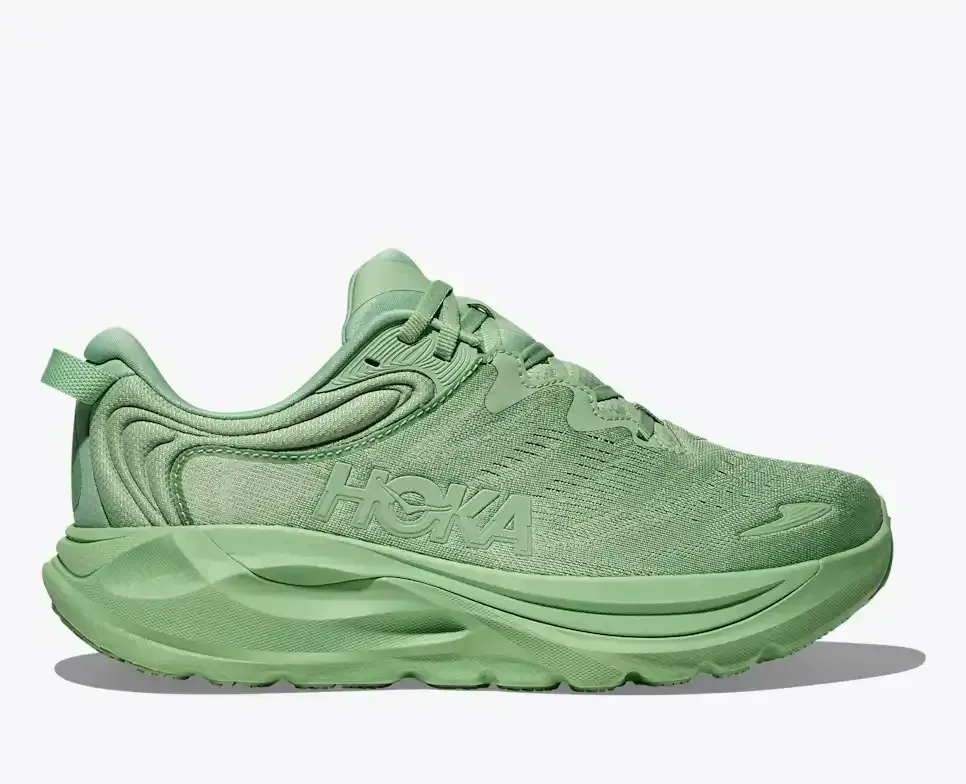 HOKA Gaviota 6 Vintage Green (Damen) Media front view