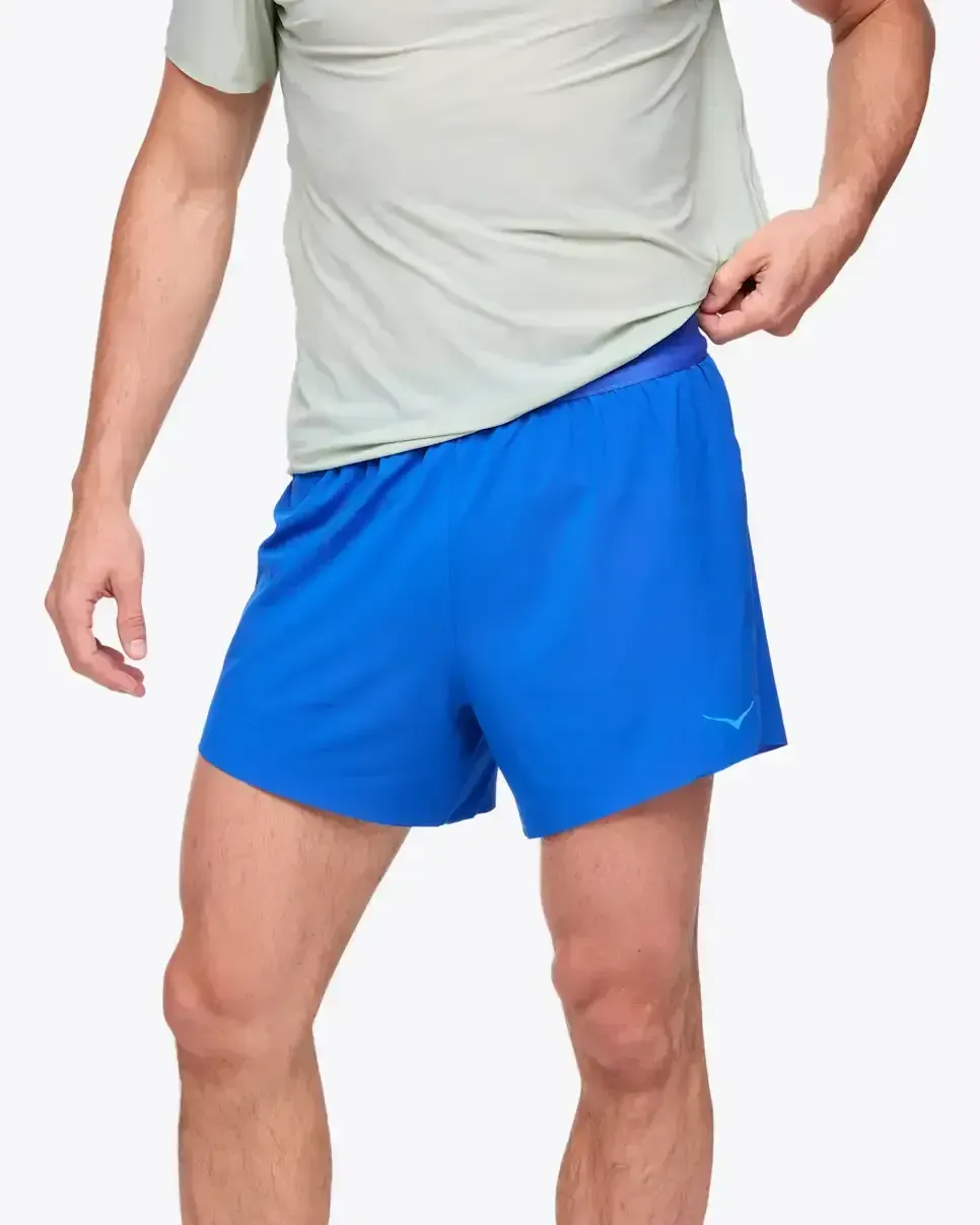 HOKA Glide 5″ Short mit Slip Ultramarine Media front view