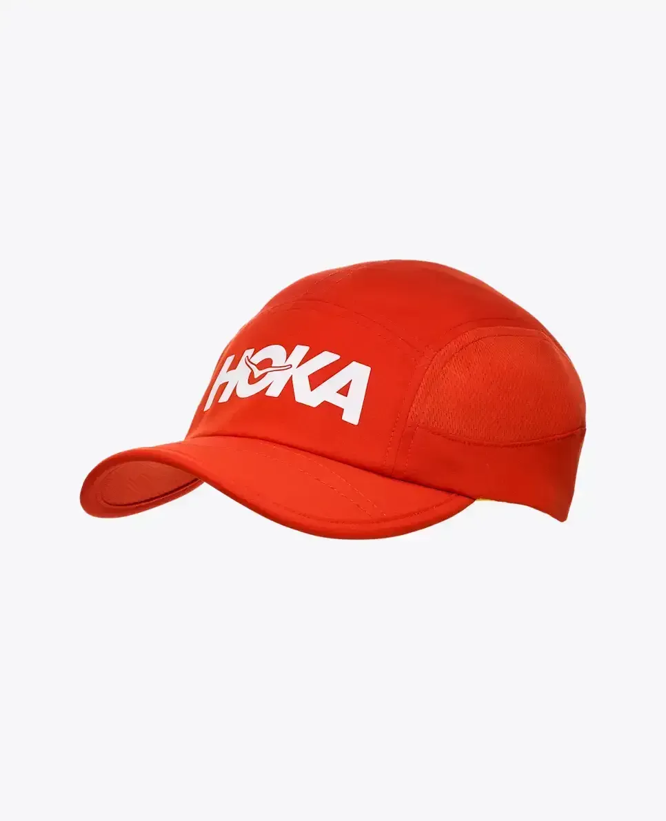 HOKA Hoka Run Hat Habanero Media front view