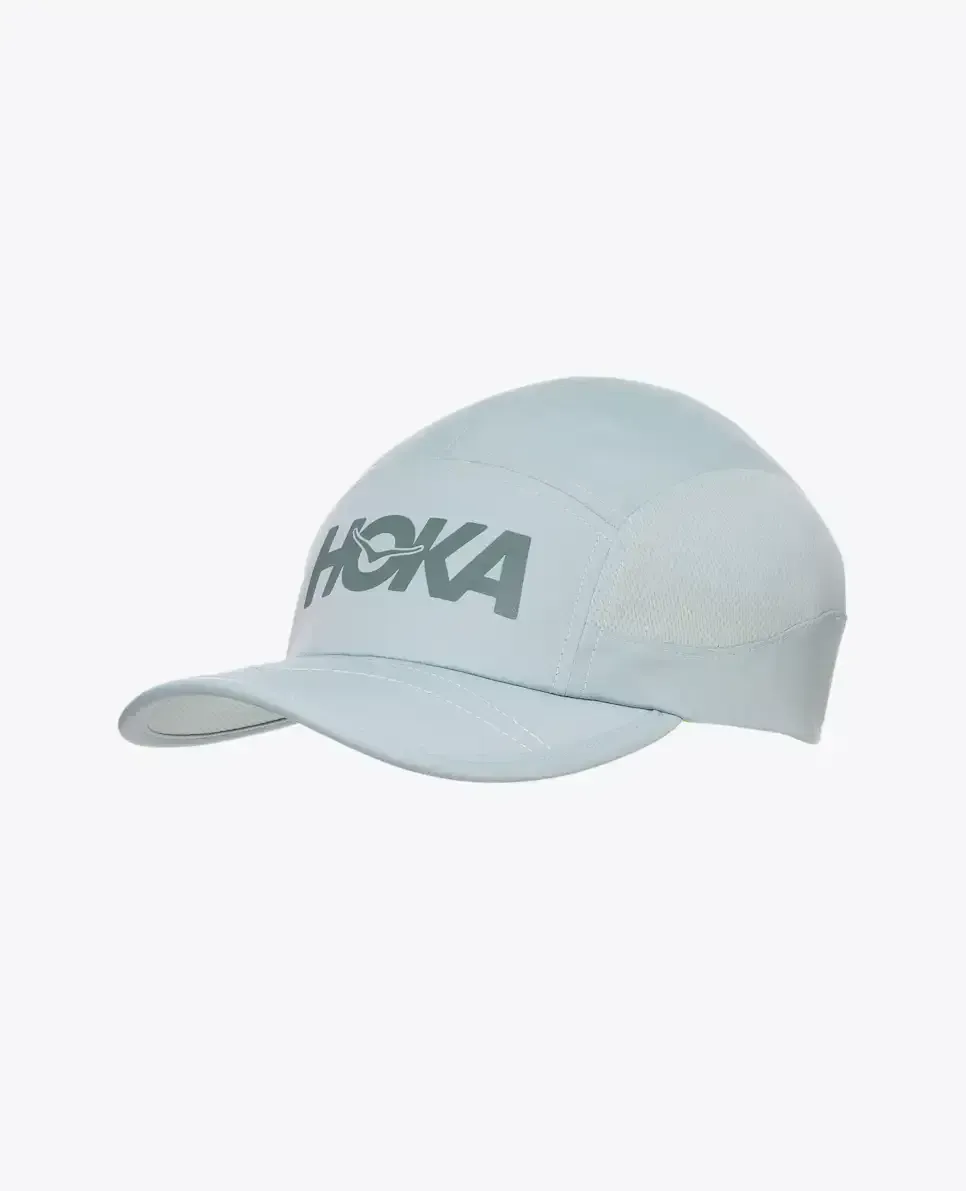 HOKA Hoka Run Hat Mineralblau Media front view