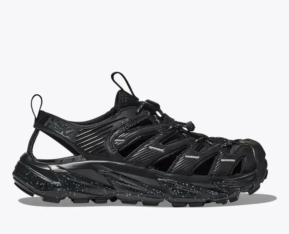 HOKA Hopara Black Castlerock Media front view