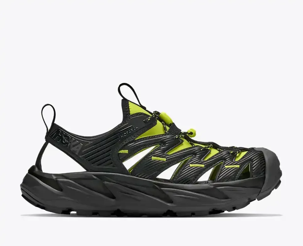 HOKA Hopara Black Citrus Media front view