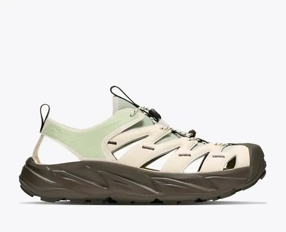 HOKA Hopara Morning Dew Antique Olive Media front view