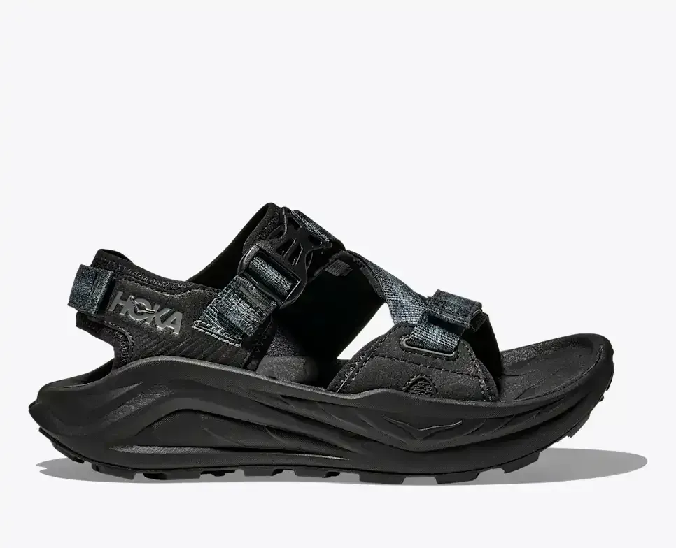 HOKA Infini Hike TC Schwarz Media front view