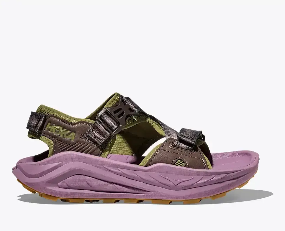 HOKA Infini Hike TC Walnuss-Pflaumenmarmelade (Damen) Media front view