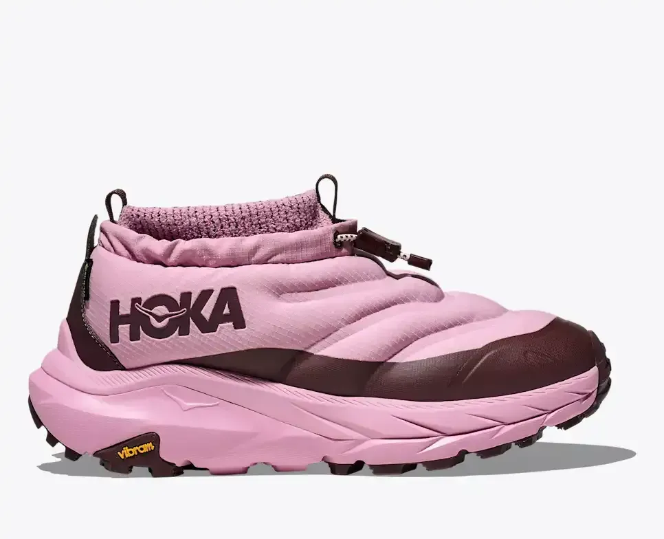 HOKA Kaha 2 Frost Moc GORE-TEX Halfdays Amethyst Glazed Cherry (Damen) Media front view