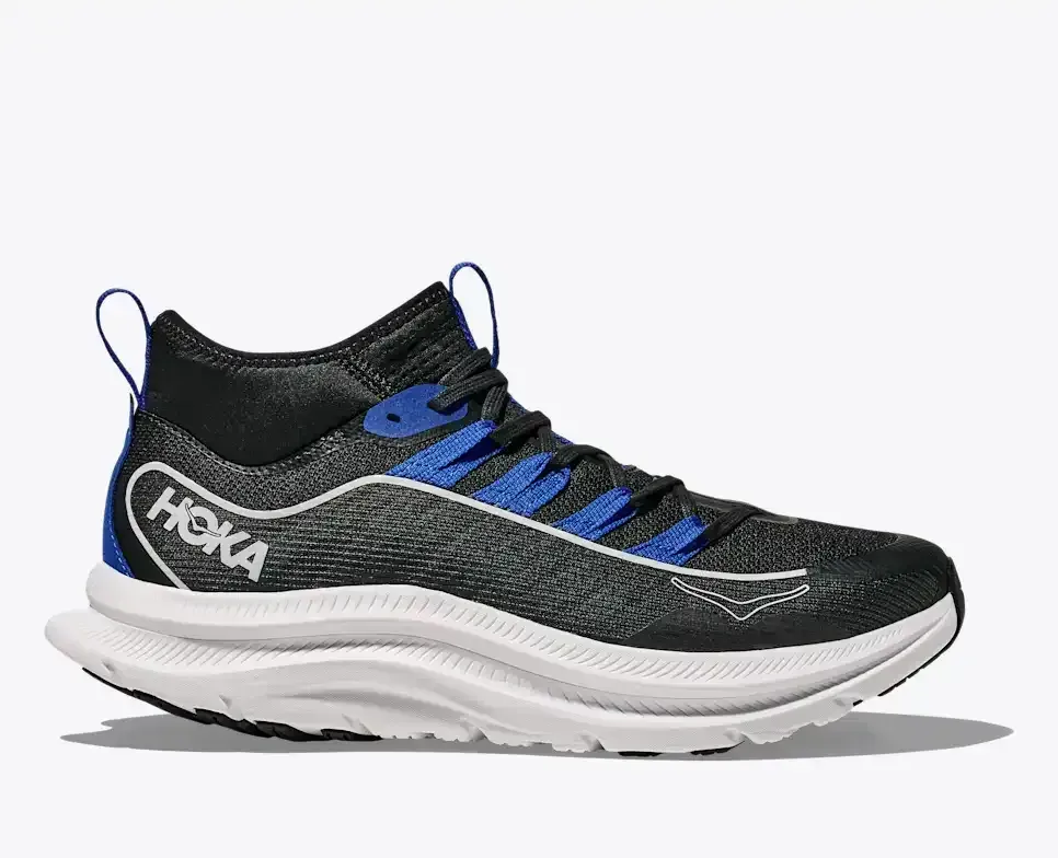 HOKA Kawana Mid Black Ultramarine Media front view